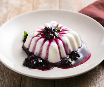 Panna cotta ai mirtilli