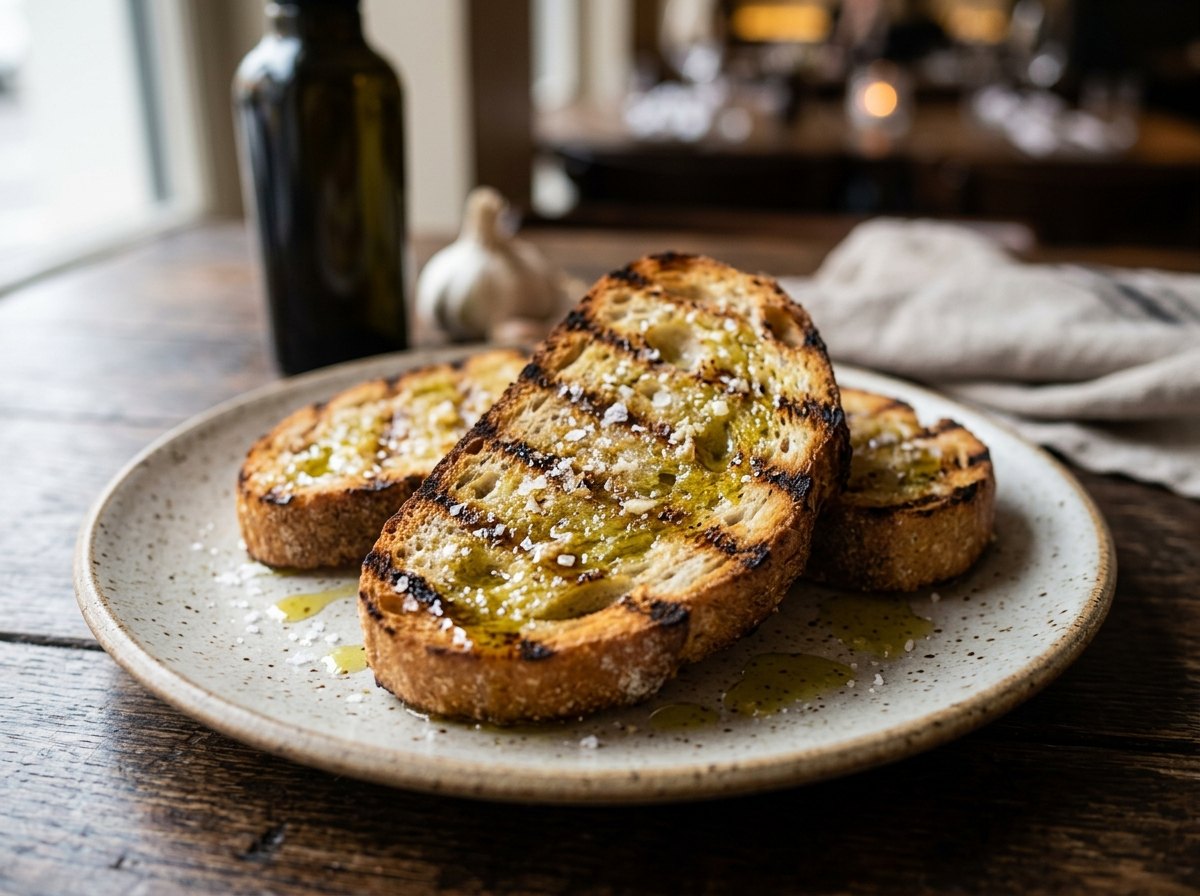 Bruschetta aglio, olio e sale