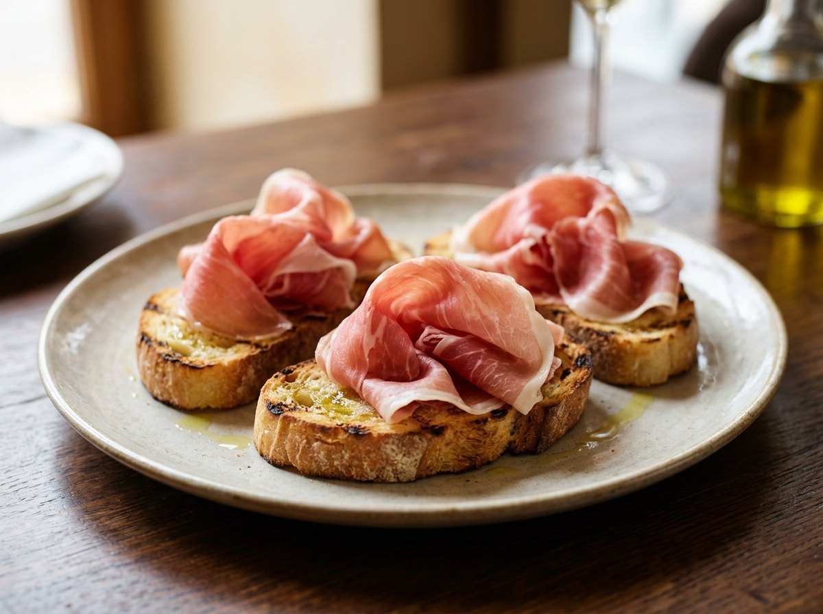 Bruschetta con prosciutto